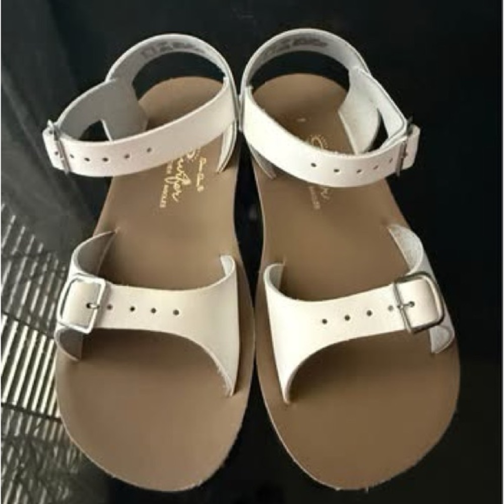 Chic White Kids Sandals